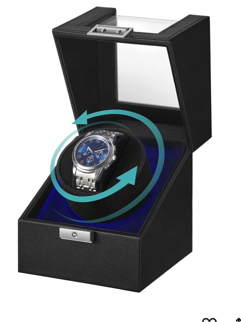 Automatic Single Watch Winder Box with Quiet Motor